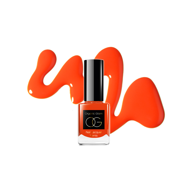 Coral nail color by Organic Glam