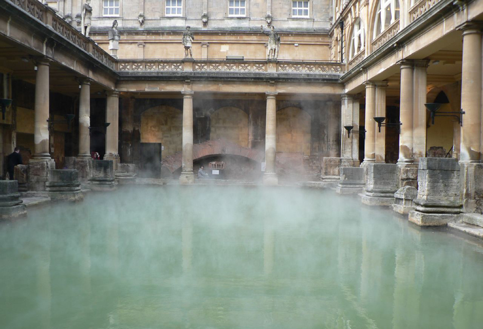 The Roman Baths in Bath, England