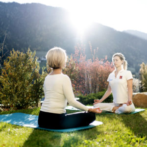 A private yoga class at ADLER Spa Resort BALANCE