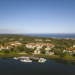 Aerial view of The Spa at Sea Island