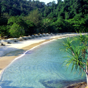 The beach at Spa Village Pangkor Laut at Pangkor Laut Resort