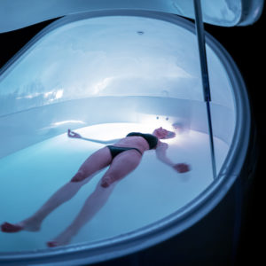 the salt float bath at the Carillon Miami