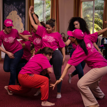 #dancemagenta, #globalwellnessday, GWD Morocco,