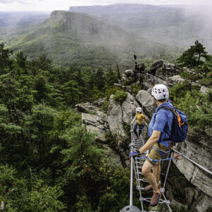 The Via Ferrata at Mohonk Mountain House