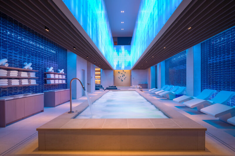 Lapis Spa & Wellness, Fontainebleau Las Vegas, Co-ed area