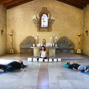 cal-a-vie 17th century chapel, sound healing, destination spa, california