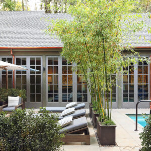 The Garden Lounge at Meadowood Spa napa Valley,