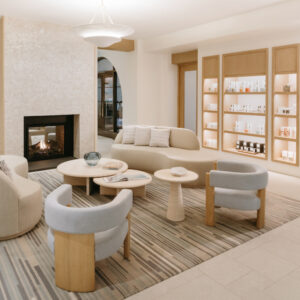The spa lobby at Terranea Resort