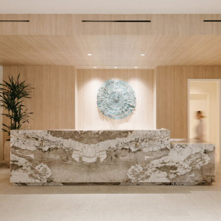 Terranea Resort spa reception