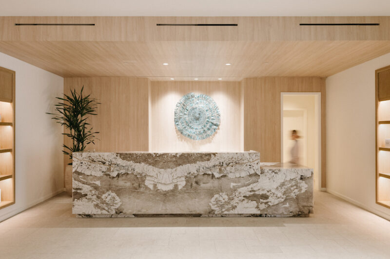 Terranea Resort spa reception