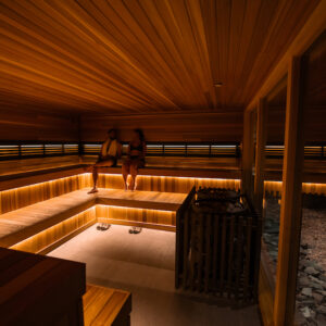 Sauna, Kananaskis Mountain Lodge, Nordic Spa, Canada