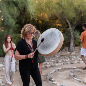 We Care Spa, Labyrinth, Guided meditation