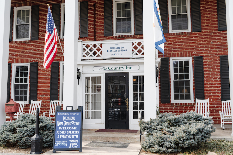 The Country Inn, Berkeley Springs International Water Tasting